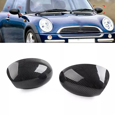 Side Wing Rearview Mirror Cover Cap Housing Replacement For BMW Mini Cooper R50 • $64.04