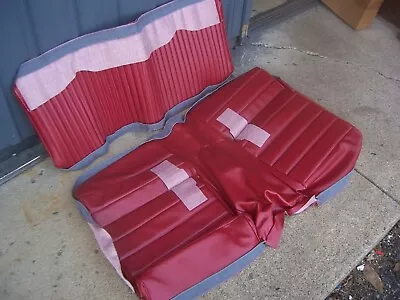1966 Ford Mustang Rear Seat Covers2+2pony66norsredback Seatnicenew • $200