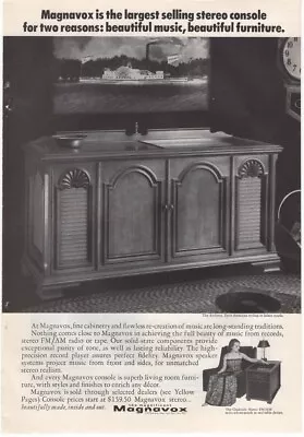 Magnavox Is The Largest Selling Stereo Console 1968 Vintage Ad Magnavox  • $8.50