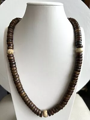 Vintage Yak Bone With Kapala Handmade 10mm Prayer Beads Mala From Tibet • $69.99