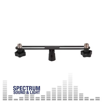 Pulse Adjustable Microphone Stereo Bar [SMB002] Stereo Pair Mic Holder Adjustabl • £8.95
