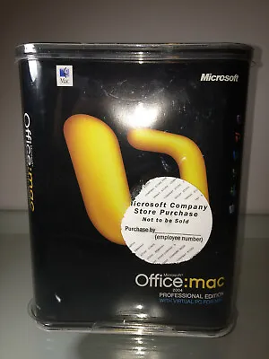 Microsoft Office: Mac 2004 Professional Edition With Virtual PC For Mac • $50