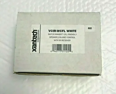 $20 • Buy Xantech VCIR-WCFL Volume Control With IR Receiver, White