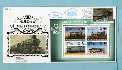 £13.99 • Buy Benham Railway - GWR 150th Anniversary 24a Miniature Sheet 1st Passenger