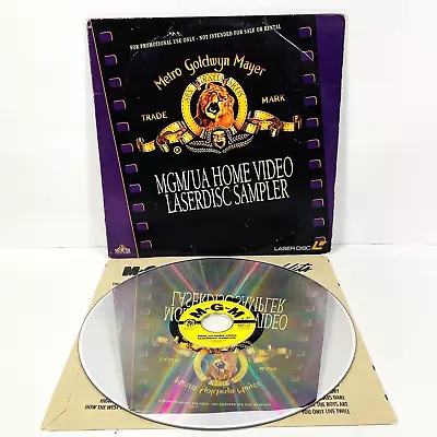 MGM/UA Home Video Laserdisc Sampler 1990 • $10.79