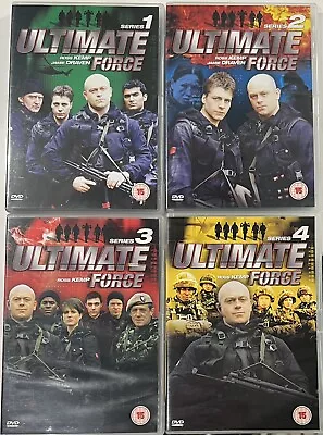 Ultimate Force Dvd Boxset Collection Joblot Series 1-4  Ross Kemp  - Free Post • £9