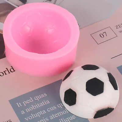 £3.25 • Buy Football Silicone Fondant Mould Cake Chocolate Baking Mold Sugarcraft Topper 3D