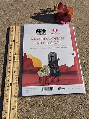 NEW Pop Up 3D Star Wars The Mandalorian A Mandalorian Father's Day LovePop Card • $5