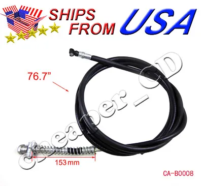 77.5  Rear Brake Cable GY6 150cc 250cc Chinese Roketa Jonway Moped Scooter • $10.95