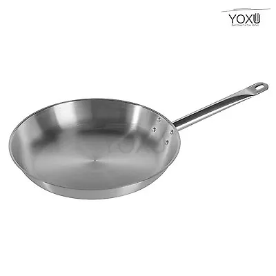 £25.63 • Buy Pan Pot Pan Stainless Steel 18/10 Cooking Catering Restaurant Aisi 304
