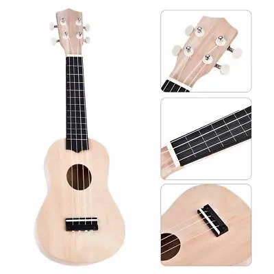 $25.80 • Buy 4 String Tenor Ukelele 21inch Ukulele Hawaii Guitar DIY Kit Basswood For Child