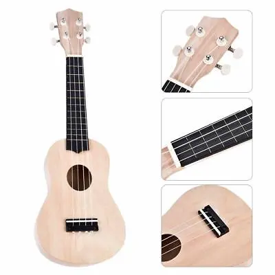 4 String Tenor Ukelele 21inch Ukulele Hawaii Guitar DIY Kit Basswood For Child • $34.50