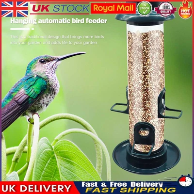 £9.69 • Buy Bird Feeders - Hanging Feeder Squirrel Proof For Outside (Seed Is Not Included)