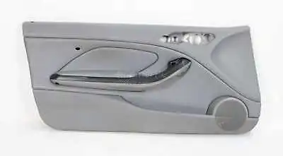 BMW E46 2dr Left Front Drivers Door Panel Gray Leather 330ci 2000-2006 OEM • $150