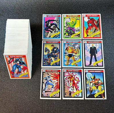 1990 Marvel Universe - Complete Base Set (162 Cards) • $69.99