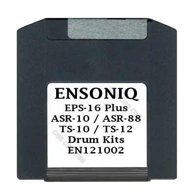 $24.99 • Buy Ensoniq EPS-16 Plus, ASR-10/88, TS-10/12 100MB Zip Disk Drum Kits EN121002