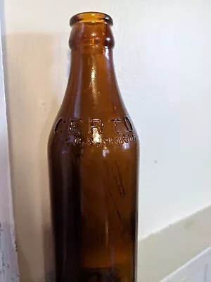 Vintage Certo Bottle Pepsin Brown Amber Bottle Upside Down Measure On Bottle • $12