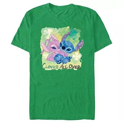 Men's Lilo & Stitch Clover All Over T-Shirt • $13.99