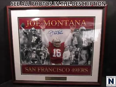 NobleSpirit No Reserve (SH) SF 49ers Joe Montana Autographed Framed Collage • $31