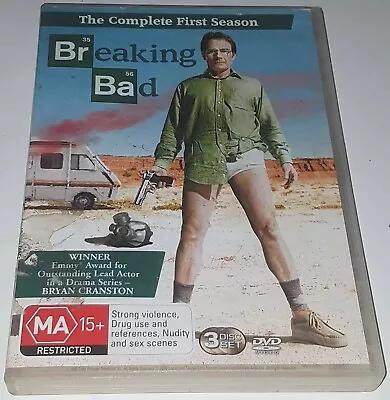 Breaking Bad - Complete First Season / Series 1 (2010) 4 DVD Set - Free Post • $5.99