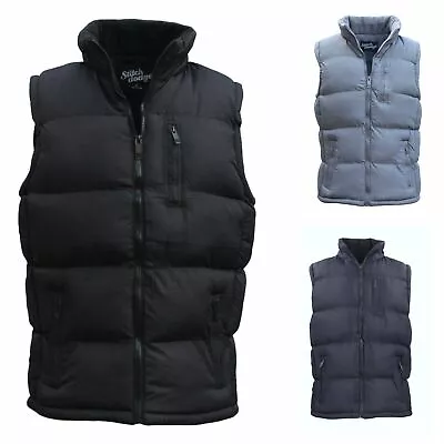 New Men's Thick Puffy Puffer Sleeveless Jacket Winter Thick Vest Quilted Jacket • $29.95