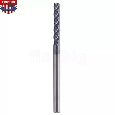 4 Flute 1/4  X 1-1/2  X 4  HRC55 Solid Carbide Long End Mill - AlTiN Coated • $16.99