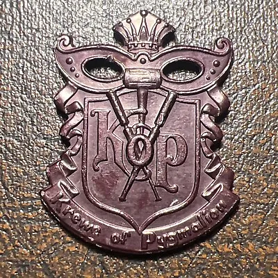 Mardi Gras Doubloon Token - KOP Krew Of Pygmalion In Black Color - Non Dated • $2.19