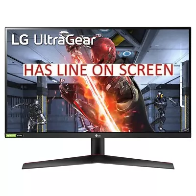 LG Ultragear 27GN60R-B 27-Inch Full HD 144Hz 1ms IPS Panel  **LINE ON SCREEN** • $160