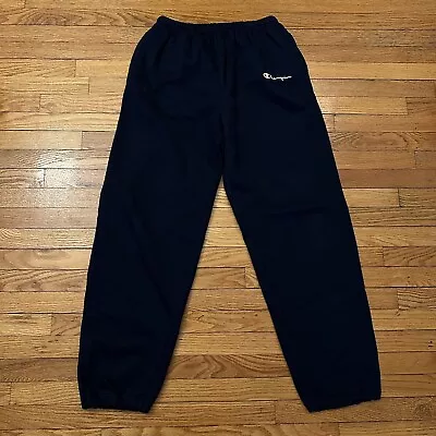 Vintage 90s Champion Navy Blue Sweatpants XL Made In USA Men • $59.99