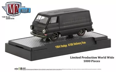 M2 Machines Auto Club Box 5 LUNATI BOOTLEGGER Black 1964 DODGE A100 DELIVERY VAN • $59.99