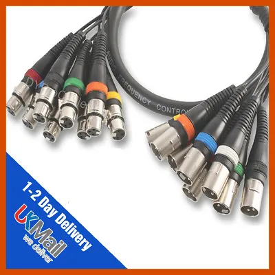 Pulse 8-Way Stereo XLR Male To Female XLR Loom / Multicore | 10m • £59.99