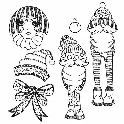 £4.79 • Buy Girls Face Eye Clear Rubber Stamps Animals DIY Scrapbooking Craft Stencil Card