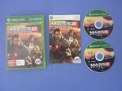 Mass Effect 2 XBOX 360 Tested Working + Manual  • $6.95