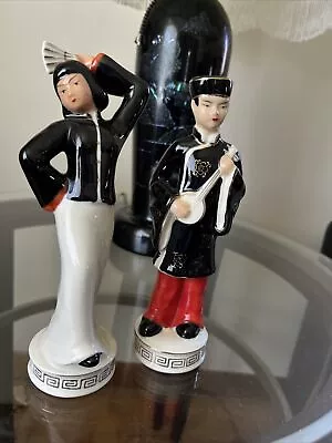 Occupied Japan Moriyama A Pair Of Beautiful Figures Man And Woman • $15.99