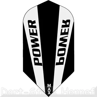 £3.47 • Buy 6 Dart Flights McCoy MAX POWER, Slim, Black, 150 Micron