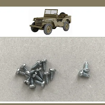 Willys Mb Data Plate Attaching Hardware Pan Head Slotted Screws Jeep Frame Plate • $6.50