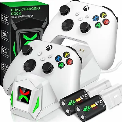 Charging Dock Station+Rechargeable Battery For Xbox One / Series X S Controller • $35.99