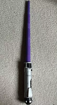 2002 Hasbro Star Wars Purple Lightsaber Mace Windu Retractable Non-Electric Toy  • $24.38