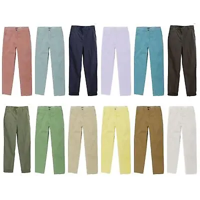 Ex M S Ankle Grazer Chino Classic Fit Smart Casual Trousers • £15.95