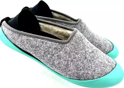 Mahabis CL150108 Gray Textile Slip On Slipper Shoes Euro 41 Womens US 10.5 • $31.99