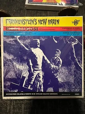 Super 8 FRANKENSTEIN'S NEW BRAIN Black & White Cine Film 8mm Sound • $62.25