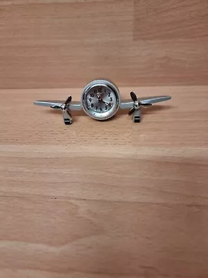 Vintage  Novelty Airplane Tabletop Clock  • $27.09