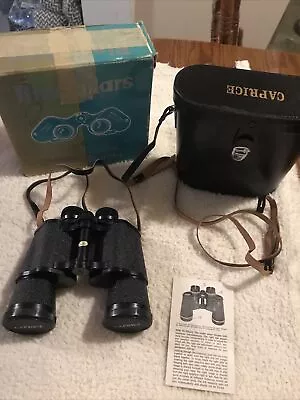 Retro Caprice Binoculars W/ Case 20x50 Model No. 956 Bird Watching Camping Decor • $30