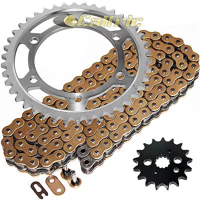 Gold O-Ring Drive Chain & Sprockets Kit For Kawasaki VN800A VN800B Vulcan 800 • $51.22