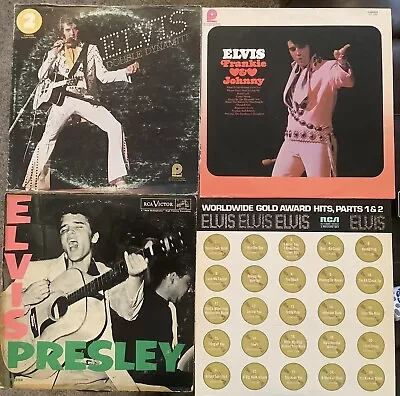 ELVIS Presley  LP  ELVIS  Collection Lot Of 4 • $7.99