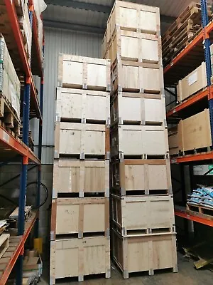 Wooden Box Crate Pallet For Packing Export Shipping/Freight Euro Pal 110x80x72cm • £39