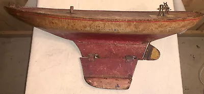 $225 • Buy Antique Tin Toy Ship Model Pond Boat