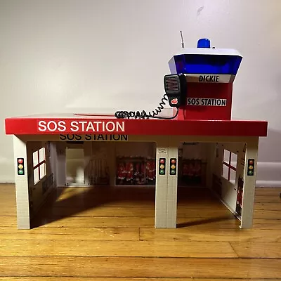 Vintage Dickie Station Germany SOS Station With Tower Toy Firestation • $59.95