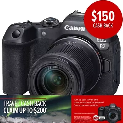 Canon EOS R7 Mirrorless Camera W 18-150mm Lens • $2758.85