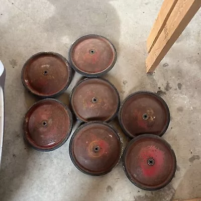 Set 7 Vintage Official Soap Box Derby Tires Wheels 12  • $125